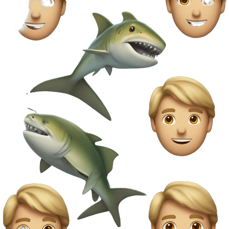 steve irwin with fish emoji