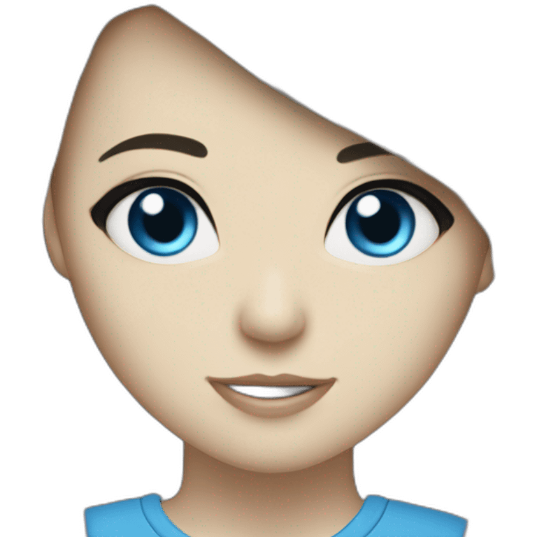 Deepredlonghair-blue-eyes-metalclothing-girl emoji