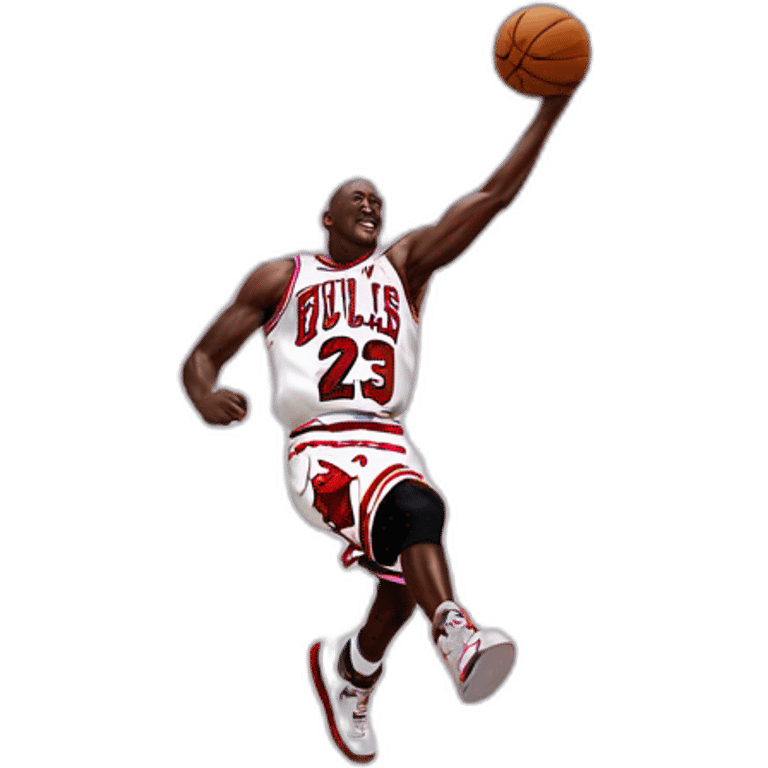 Michael Jordan in the sky emoji