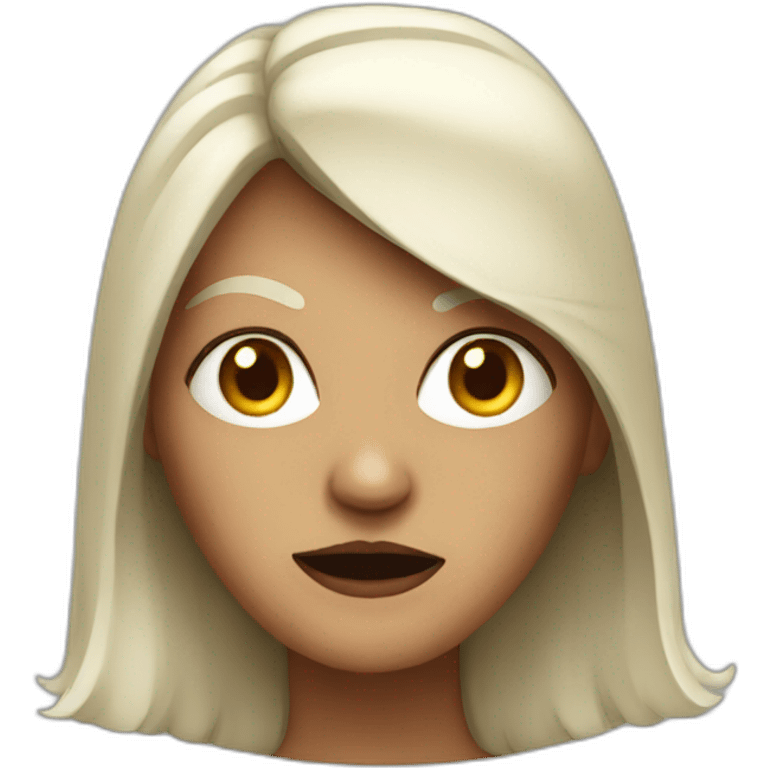 Evil woman emoji