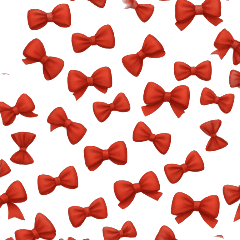 Red bow emoji