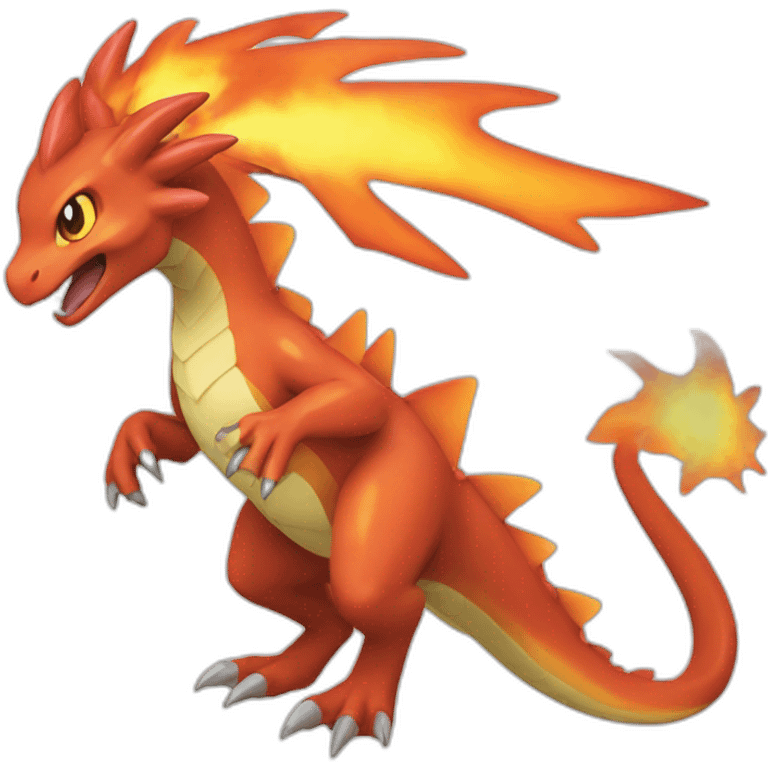 Dracaufeu pokémon emoji