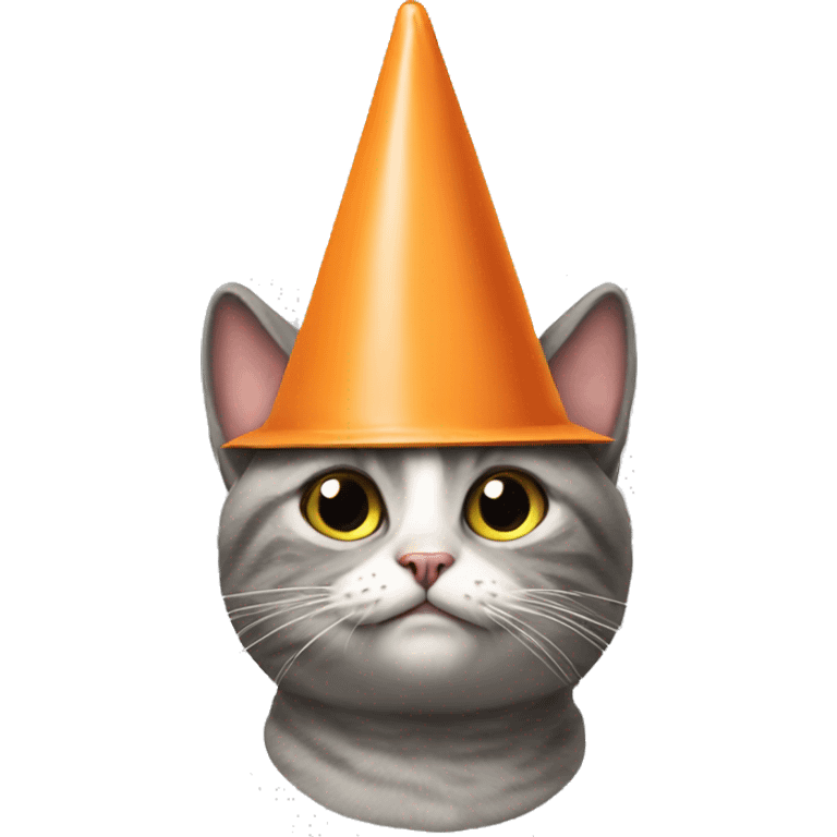 cat with a dunce cap emoji