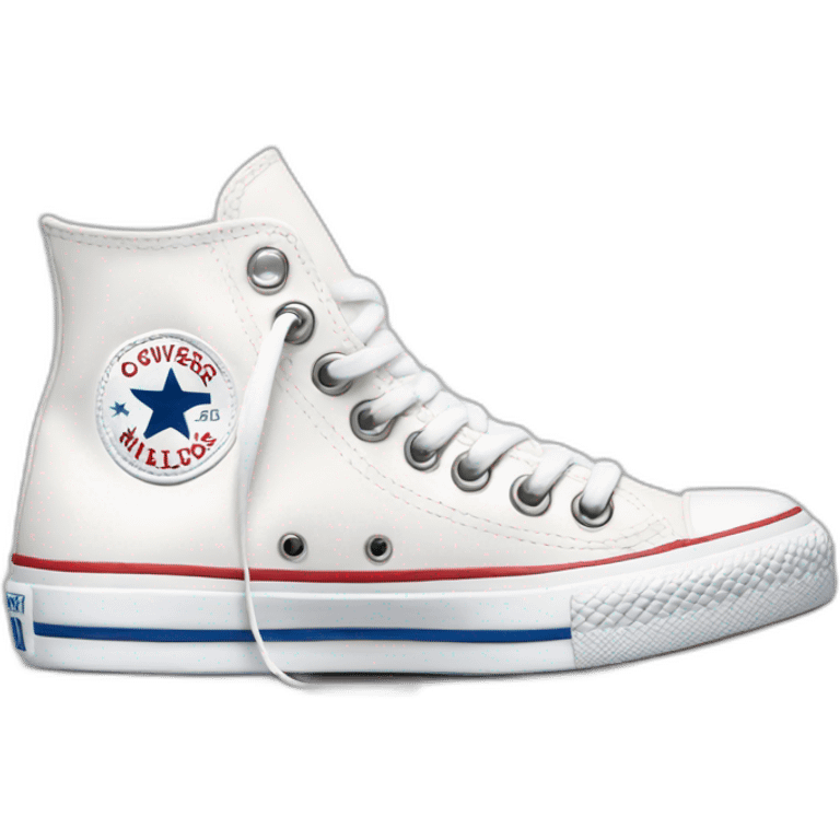 Converse chuck taylor white emoji