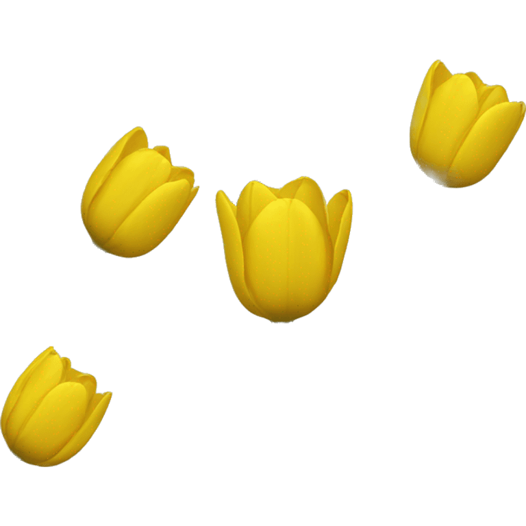 yellow tulip emoji