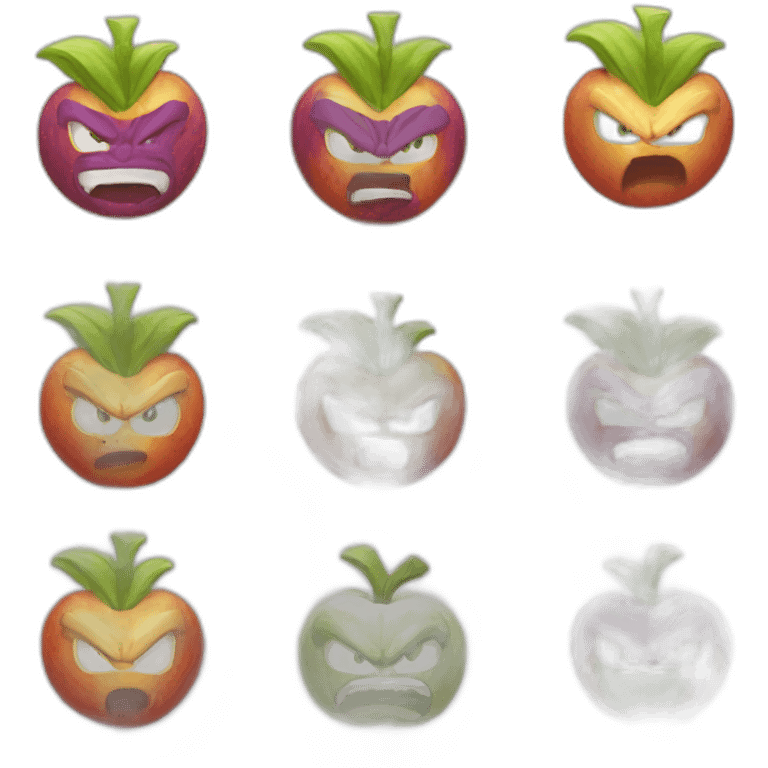 dragon ball z apple emoji style emoji