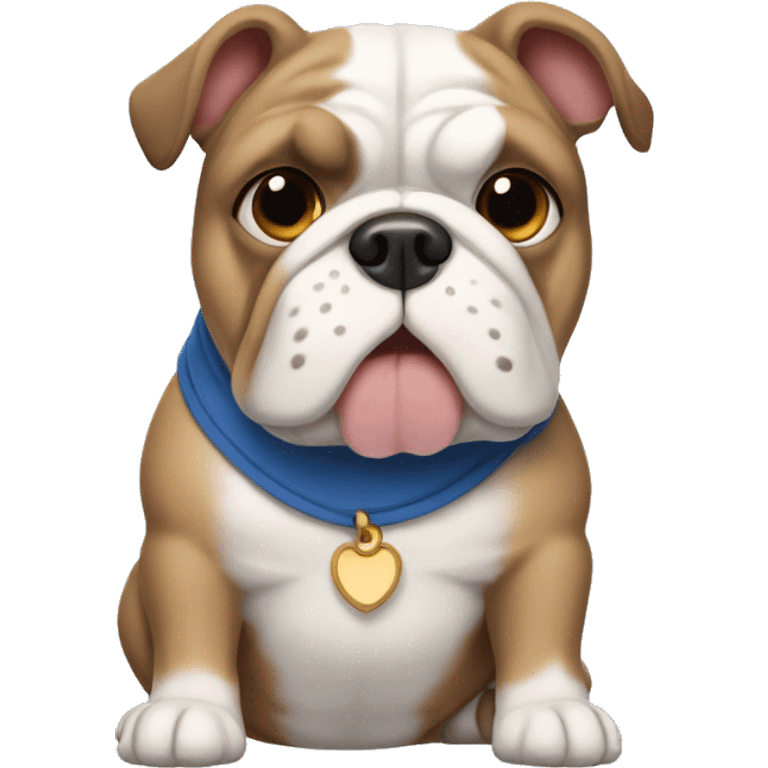 Bulldog frances blue and tan emoji