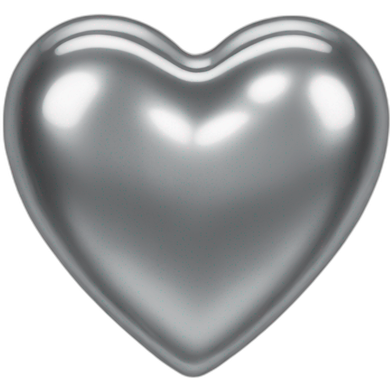 Chrome heart emoji