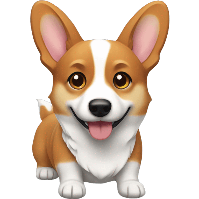 Tri color corgi  emoji