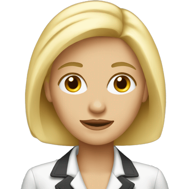 blonde career woman emoji