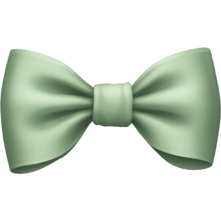 sage green bow emoji