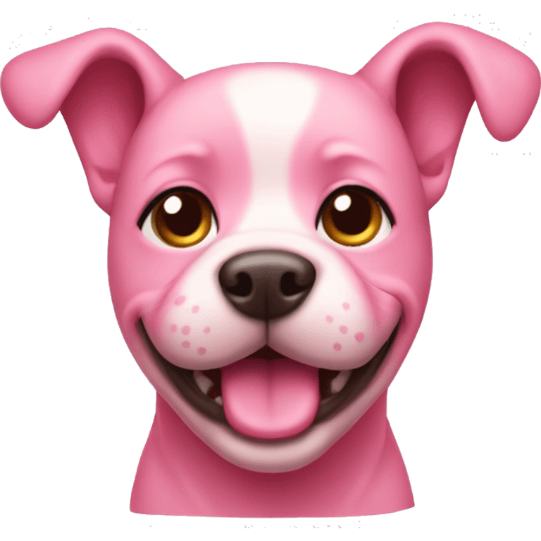 pink dog cute  emoji