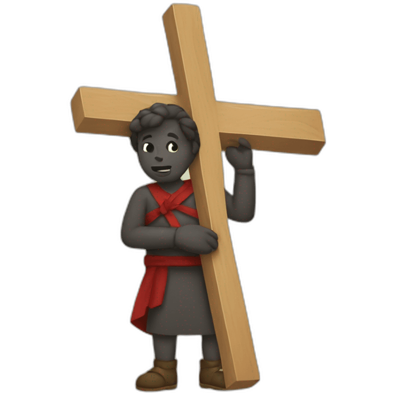 carrying a cross emoji