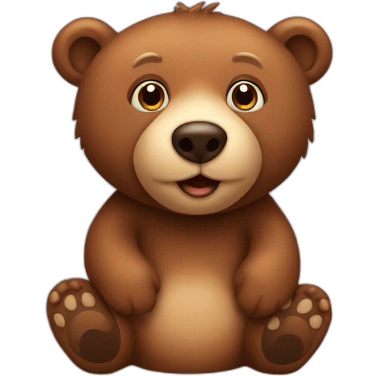 cute Brown Bear emoji