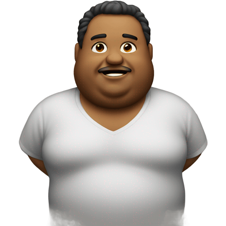 Fat guy emoji