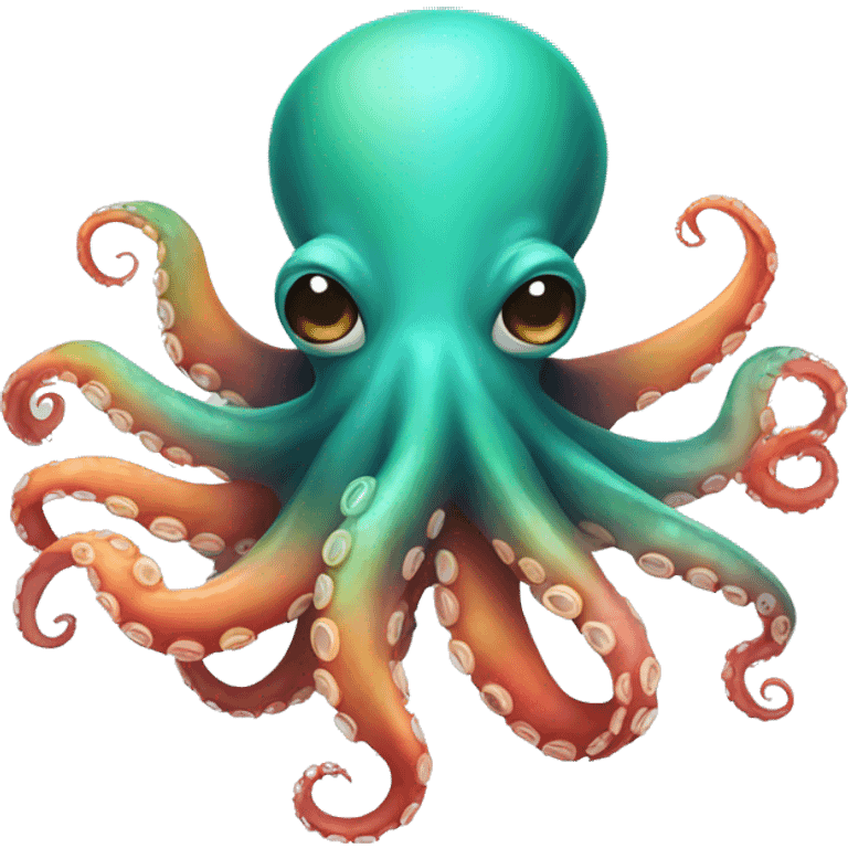 multicolored octopus emoji