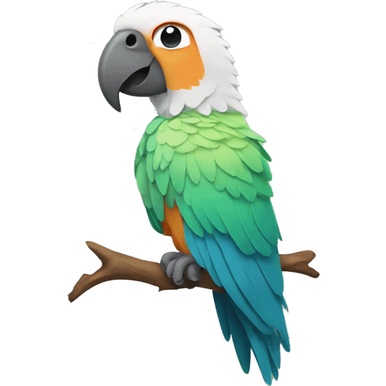  a parrot with a bandaged wing emoji