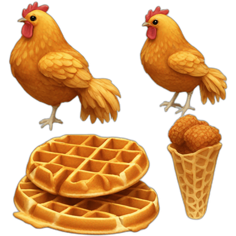 Chicken and Waffles emoji