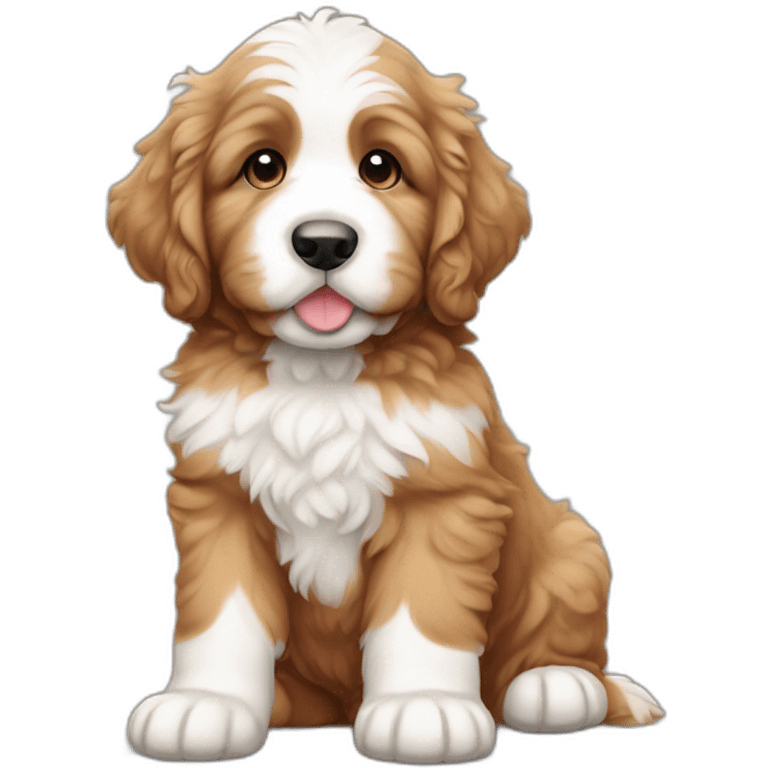 Bernerdoodle puppy emoji