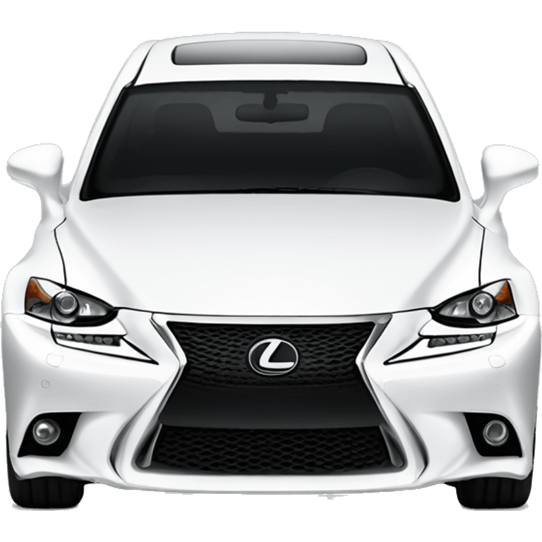 White 2016 Lexus is emoji