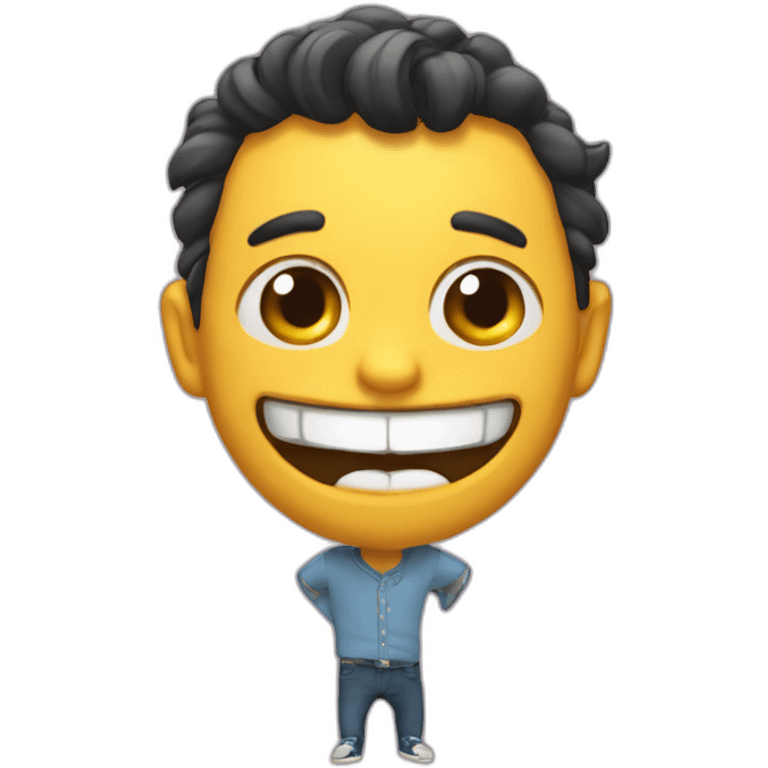 silly billy being silly as a silly billy emoji