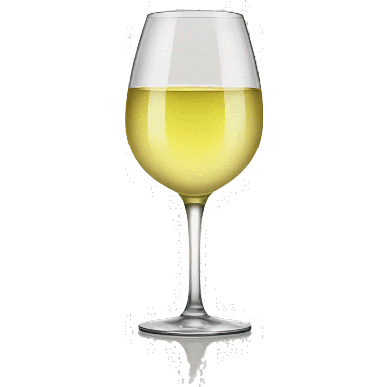 White wine in glasses  emoji