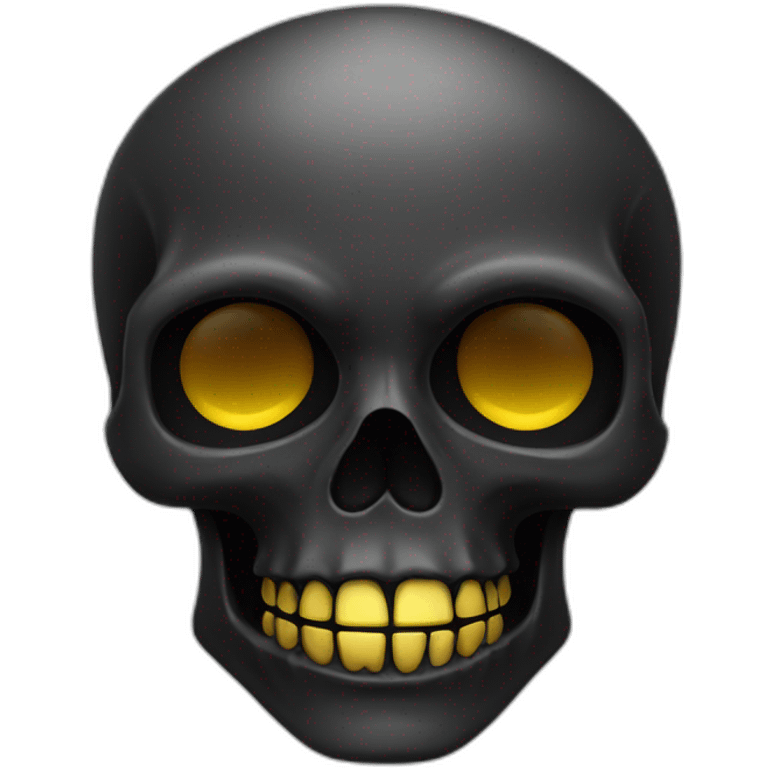 goth skull jewelry emoji