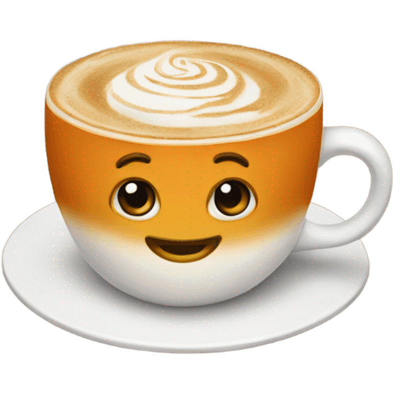 pumpkin latte emoji