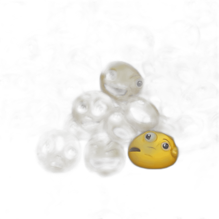 they-melted-faces-yellow-bugged emoji