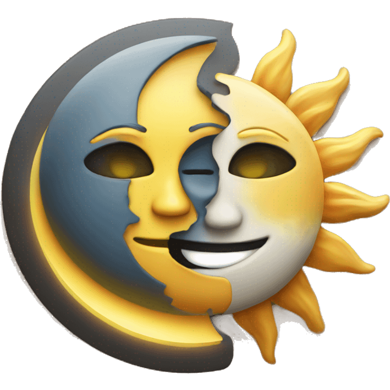 sun and moon emoji