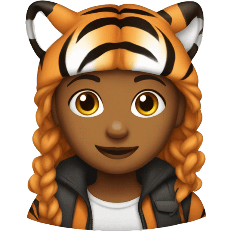 tiger girl emoji