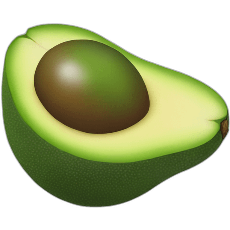 Rainbow avacado emoji