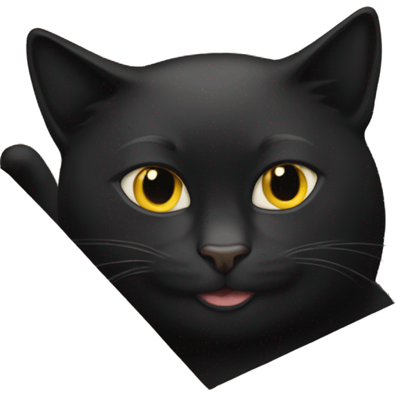 Cat in box black cat emoji