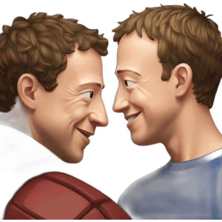 mark zuckerberg wrestling elon musk emoji