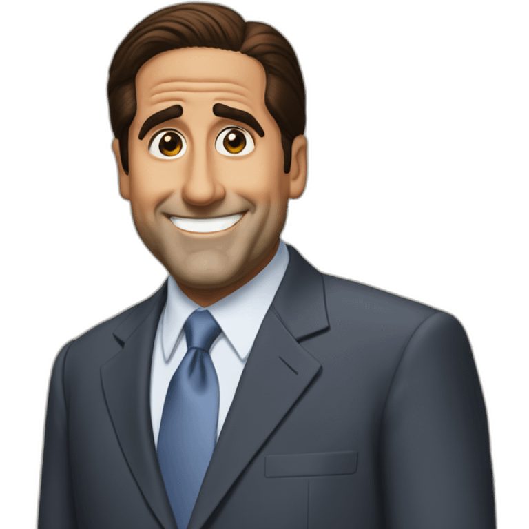 michael scott happy emoji