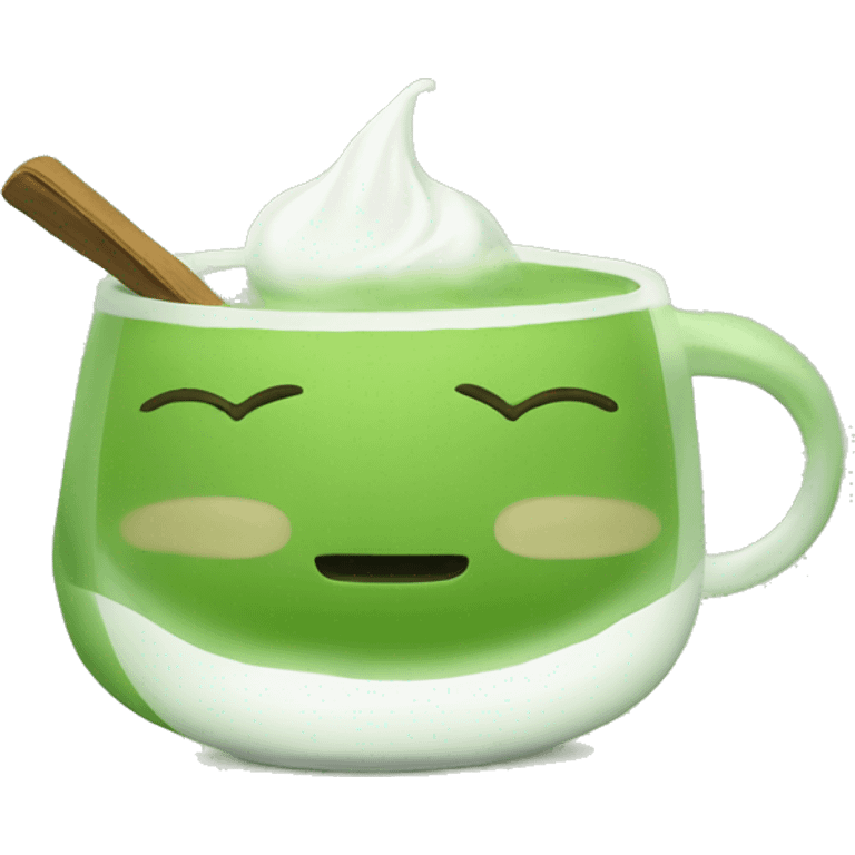 Matcha green tea emoji