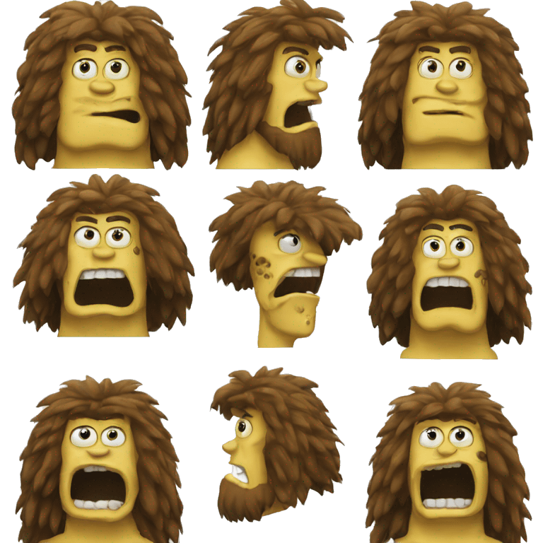 spongebob caveman emoji