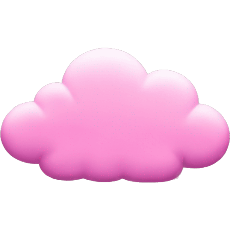 Pink cloud with pink snow falling  emoji