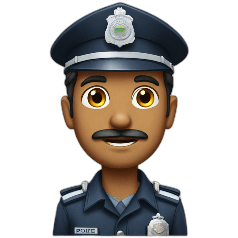 india police man emoji