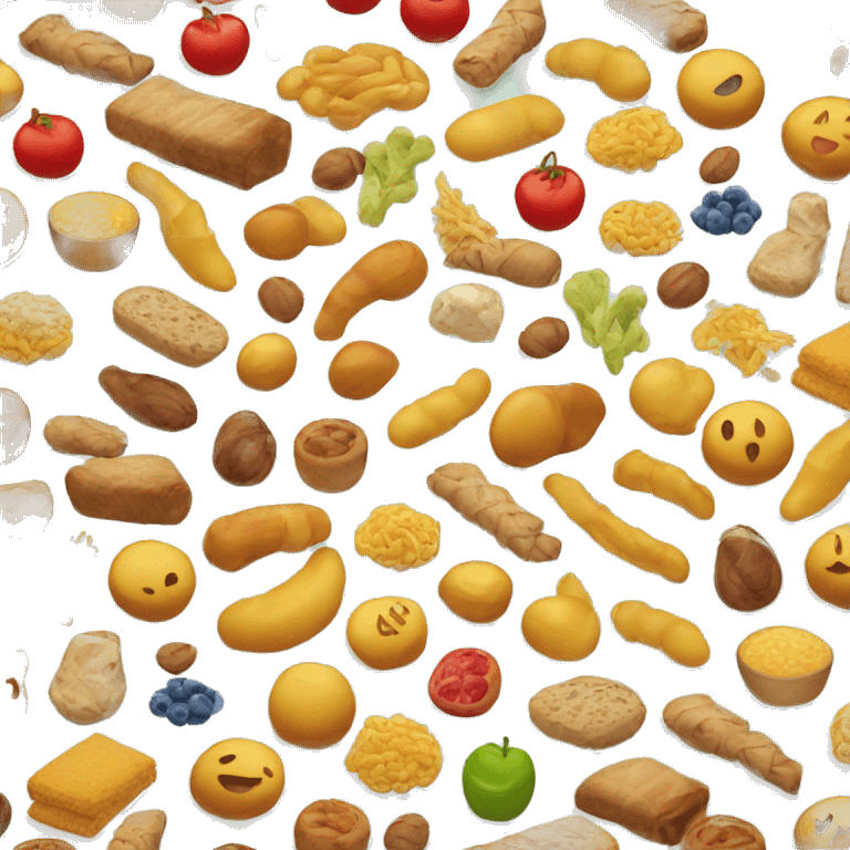 Foods with dietary fibe emoji