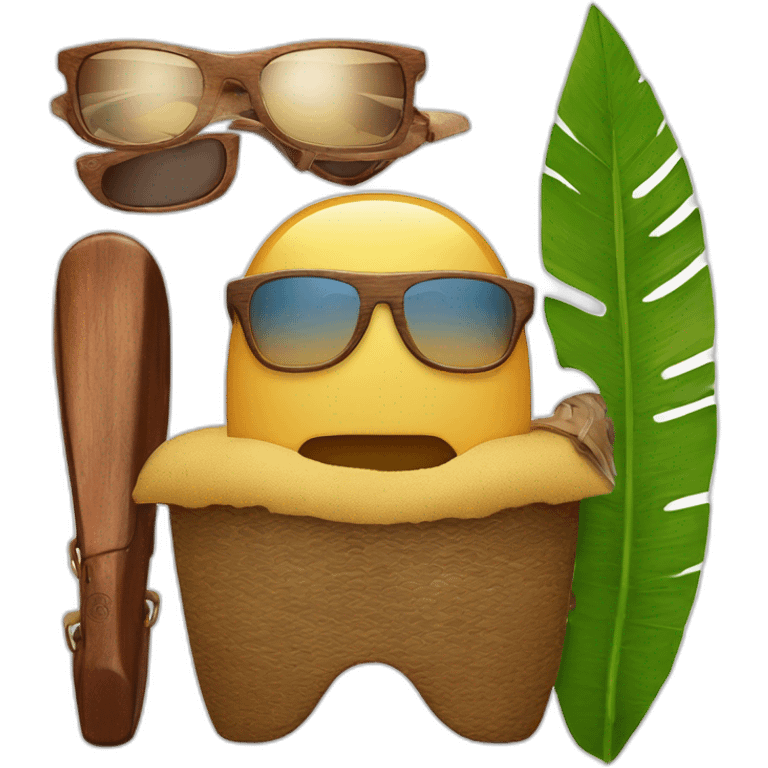 Maui jim meets Panama Jack emoji