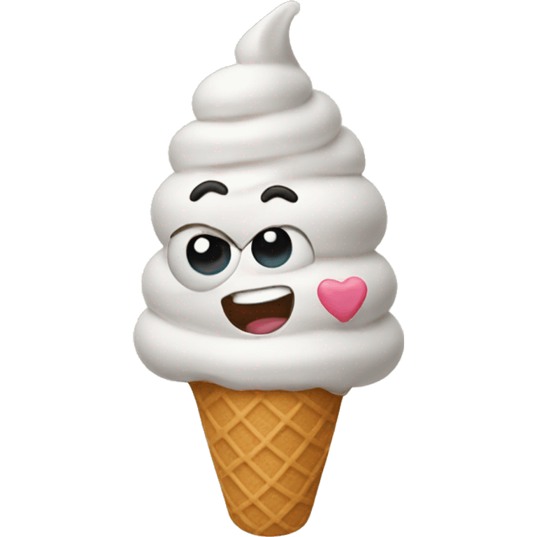 Ice cream emoji