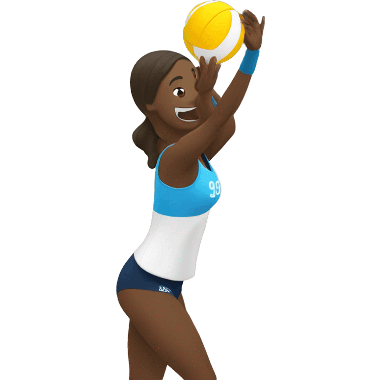 beach volleyball serve emoji