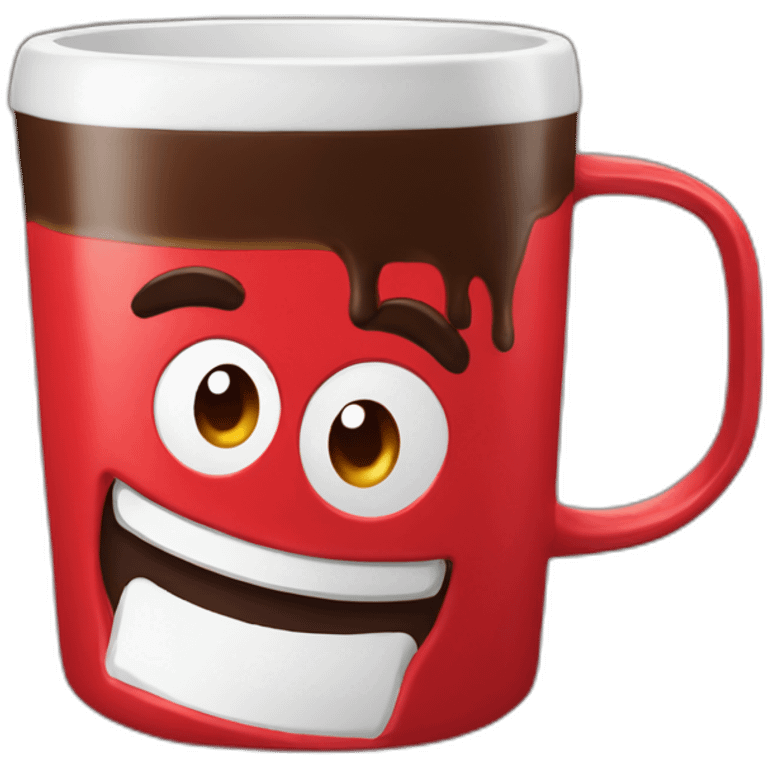 nescafé full red mug emoji