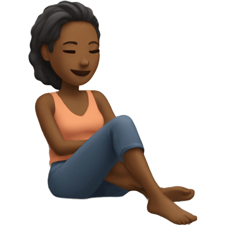 Women relaxing  emoji