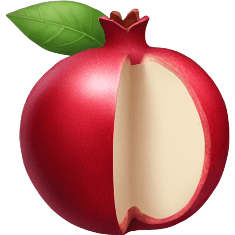 Open pomegranate emoji emoji