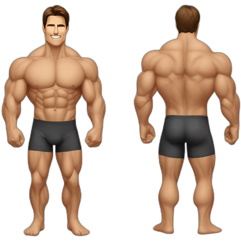 Tom Cruise gigant bodybuilder emoji