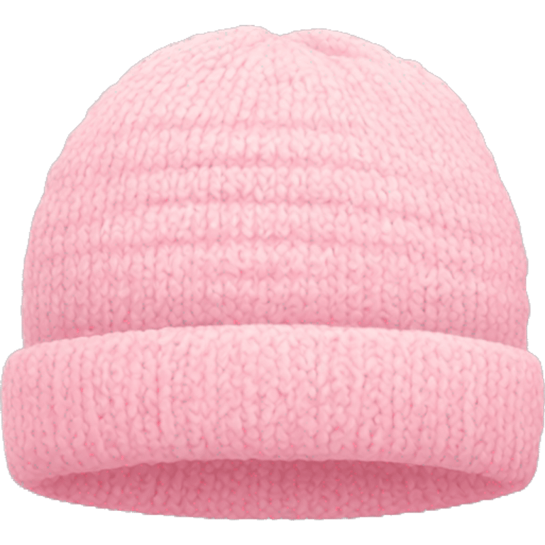 Light pink beanie by itself emoji