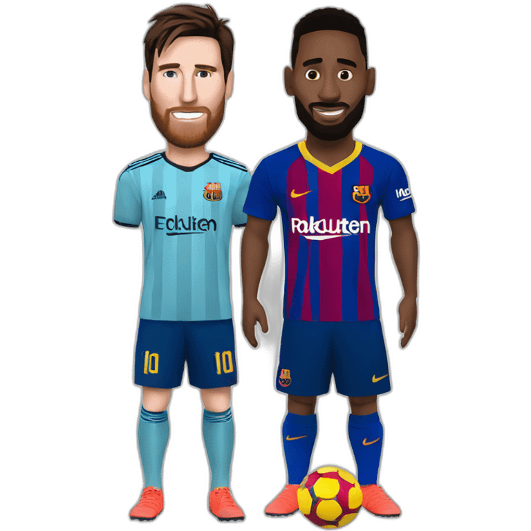 messi with a mate emoji