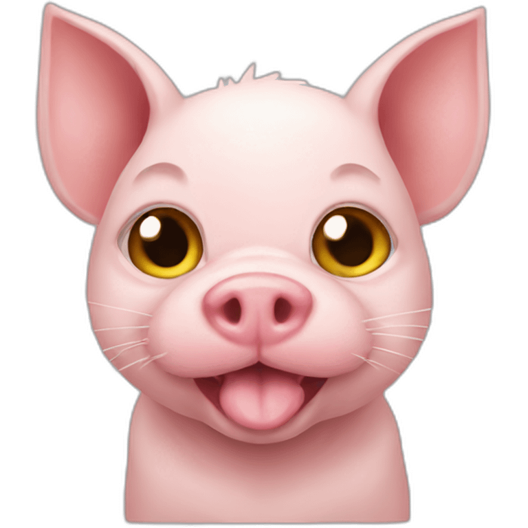 pig-cat emoji